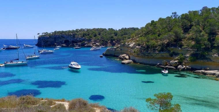 [Translate to German:] Beach in the Southwest of Mallorca