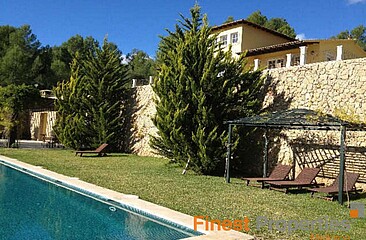 Herrenhaus mit Panoramablick in bei Esporles zu verkaufen