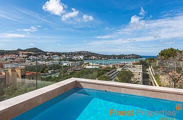 Apartments in neu erstellte Wohnanlage mit Panoramablick in Santa Ponsa zu verkaufen