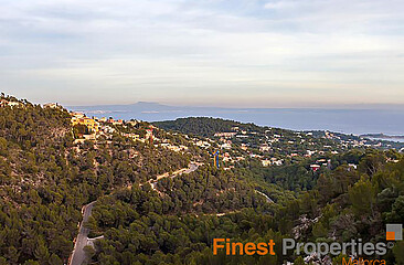 Außergewöhnliche Luxusvilla mit Meerblick in bester Wohnlage in Costa den Blanes